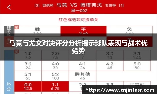 马竞与尤文对决评分分析揭示球队表现与战术优劣势